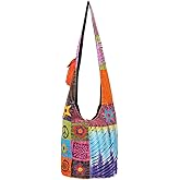 THE COLLECTION ROYAL Hobo Crossbody Bags for Women, Boho Purse, Boho Bag | Hippie Bag, Indie Tote Bag, Cloth Purse for Women