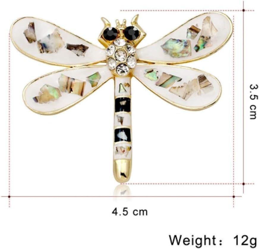FGTYJ Animals Brooch Butterfly Owl Dragonfly Bee Insect Brooches For Women Dress Costume Jewelry Accessories