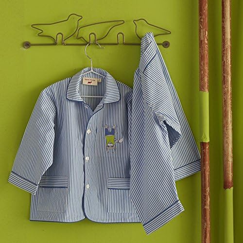 Sylvie Thiriez.- Pijama modelo Marcelo rayas azul blanco Talla 2 años