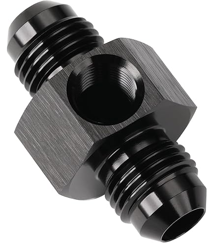 Black Straight 6AN To 16mm And 6AN To 18mm Power Steering Fittings With O Rings Fit - Foto 8