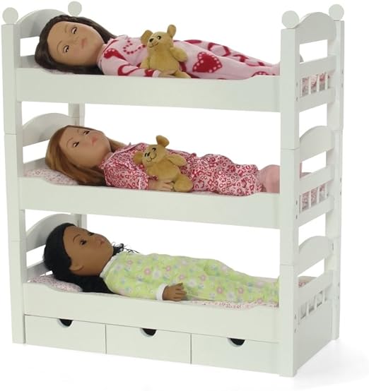 triple doll bed