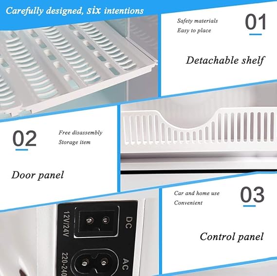 Mini Nevera Refrigerador del coche 28L Compresor Congelador ...