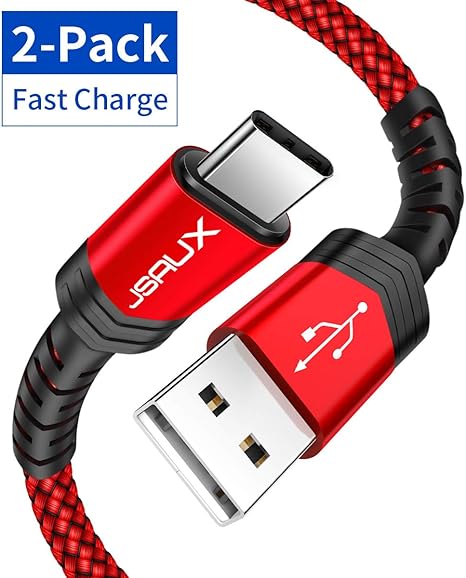 Amazon Com Usb Type C Cable 3a Fast Charging Jsaux 2 Pack 6 6ft