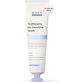 Boka Sensitive Toothpaste - Nano Hydroxyapatite Fluoride Free Toothpaste | Sensitive Teeth Relief - Potassium Nitrate for Tooth Sensitivity and Protection for Adults - Mint Coconut Cream - 4 Oz, 1PK