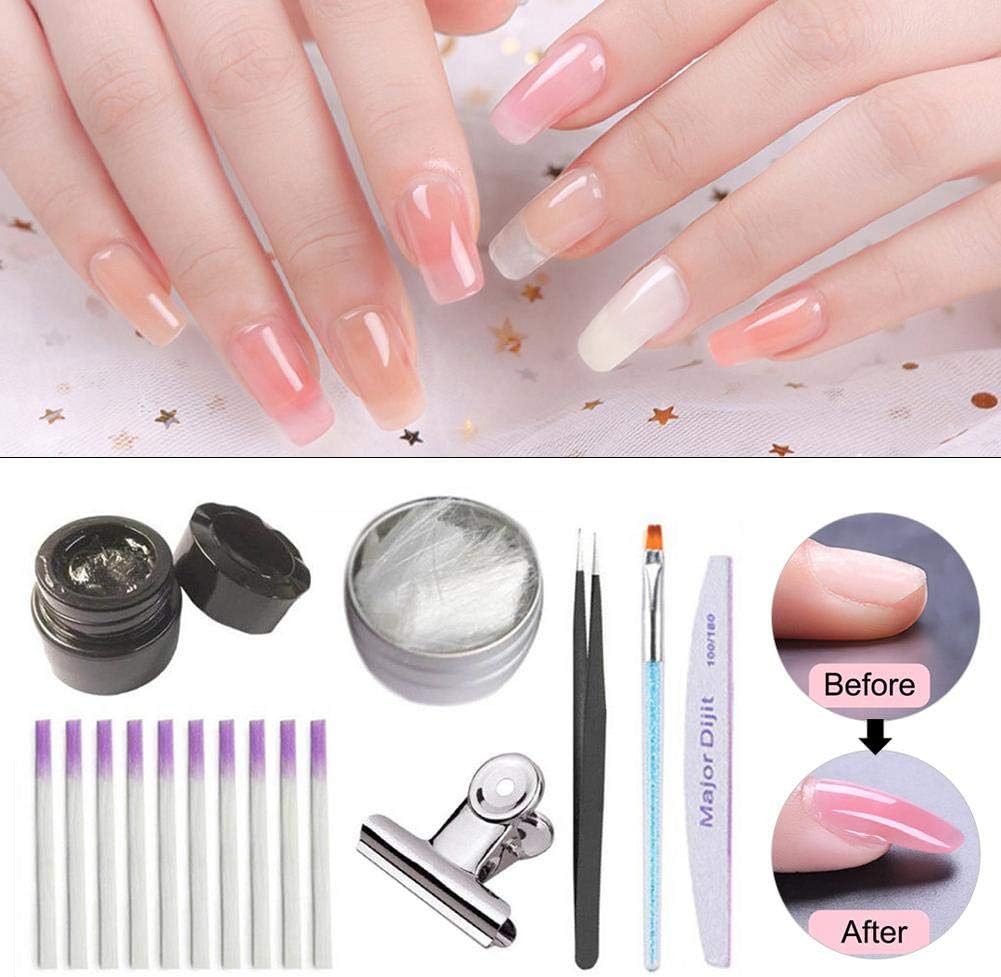 iBecly Professional Fiberglass Nail Kit Fiber Nails