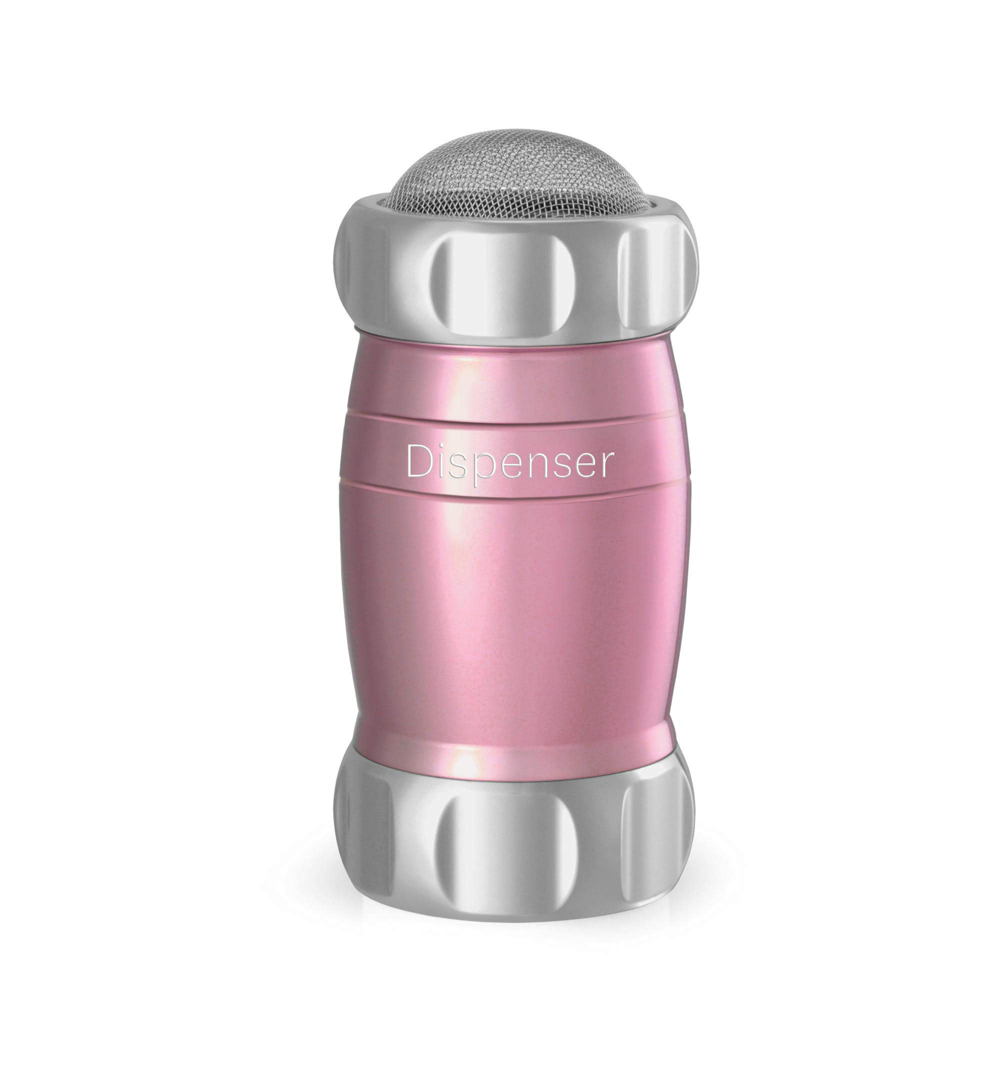 Marcato Powdered Sugar Spreader, Kitchen Sieve, Powder Dispenser, Also for Flour and Spices, in Aluminium, Made in Italy. Model: Dispenser, Pink