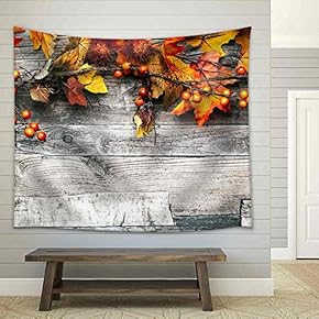 Autumn Background - Fabric Wall Tapestry Home Decor - 51x60 inches