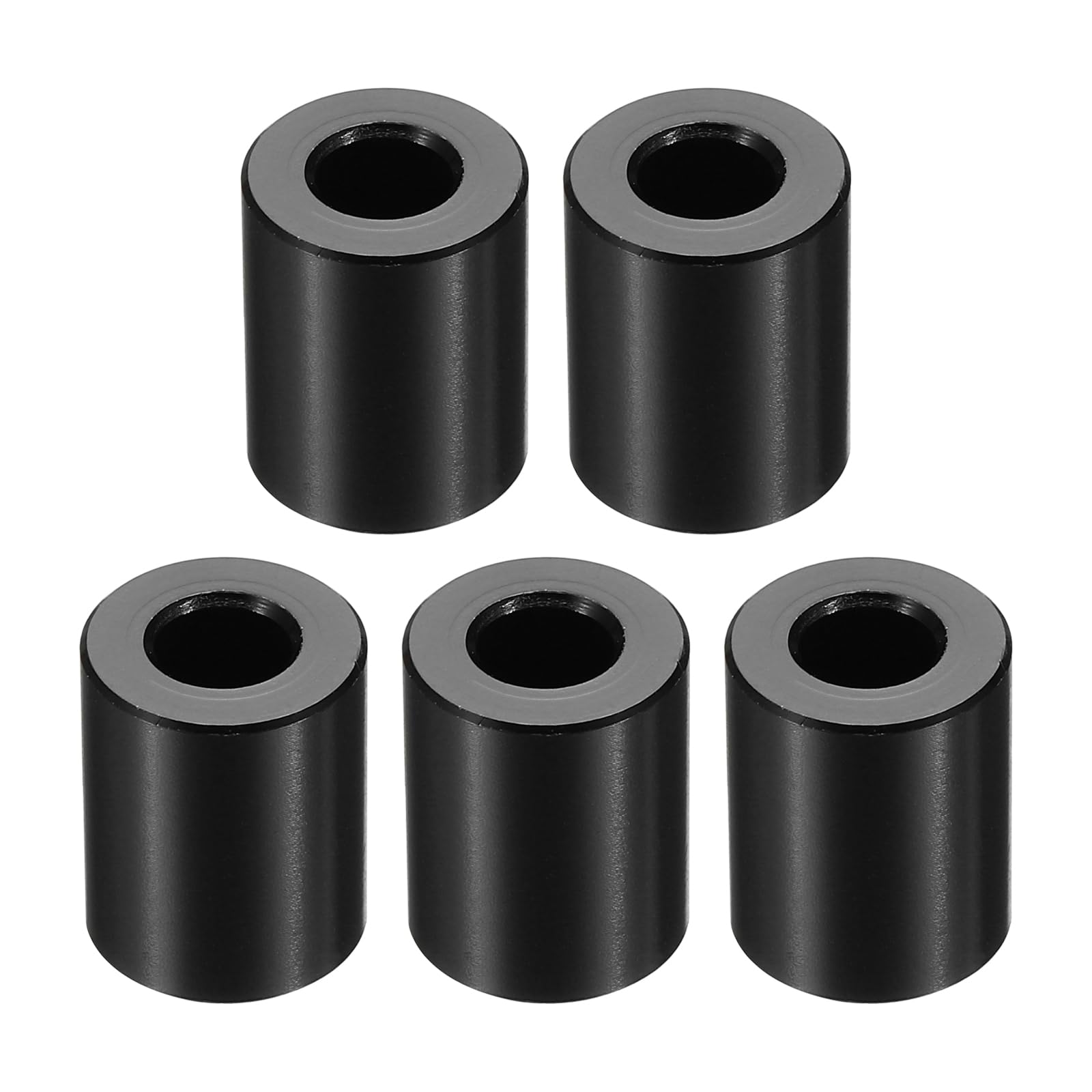 PATIKIL M6 Aluminum Spacers, 5 Pcs Metal Spacer Aluminum M6 x 1/2" OD x 3/4" L Aluminum Spacer Screw Standoff Round for 1/4" or M6 Screw Bolts