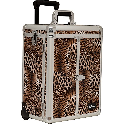 SUNRISE Nail Polish Organizer Case on Wheels 2 in 1 I31065, 54 Bottle