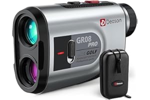 DEASON Golf Rangefinder with Slope,1300 Yards Laser Rangefinder,7X Magnification, Rechargeable Range Finders Golfing with Flag Lock Vibration,Speed Mode for Hunting Shooting.
