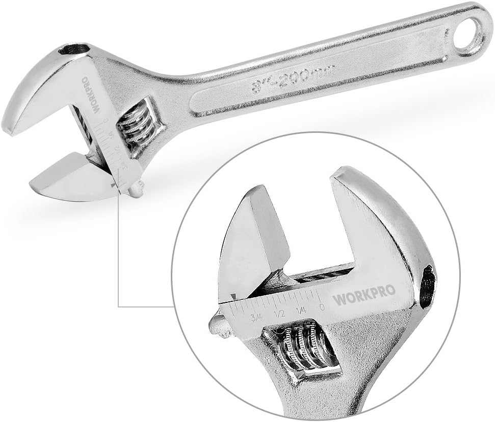 WORKPRO Pliers Set 4-piece Locking Plier Slip-joint Plier Groove Joint Pliers and Adjustable Wrench Home Maintenance Tool Kit - - 