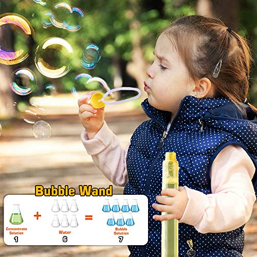54 Ounce Concentrated Bubble Solution Refill(Can Make 4 Gallon), Big Bottle for Jumbo Giant Bubble Soap Bubble Wand Blower Machine Gun Maker, Bath Time, Summer Outdoor Gift for Girl Boy Kid Child - Thumbnail 4