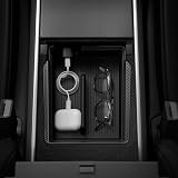 Spigen Tesla Model 3/Y Armrest Centre Console Organiser Tray Black Carbon view 8
