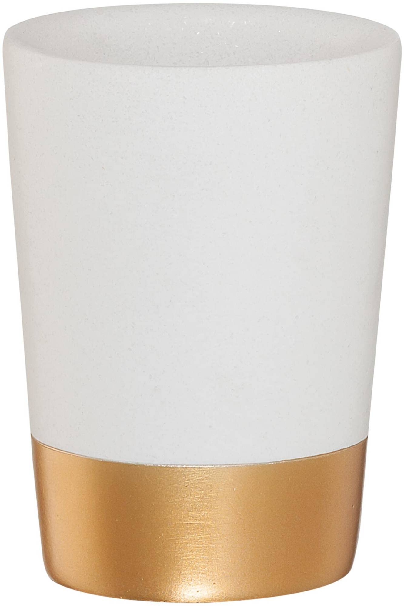 Sealskin Glossy Tumbler, Polyresin, Gold, 7.4 x 10 x 7.4 cm