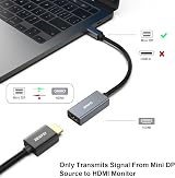 BENFEI Mini DisplayPort to HDMI Adapter Gold Plated Aluminum Shell view 2