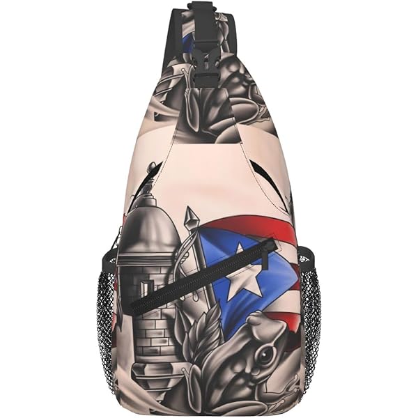 Amazon.com | CUTEDWARF Armenian Flag Sling Backpack Unisex  display picture 3