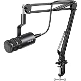 MAONO PD100S XLR Podcast Microphone, Cardioid Studio Dynamic Metal Boom Mic | Compatible with Audio Interface, Audio Mixer, Sound Card for Vocal Recording, Streaming, Voiceover, Music, Content Creation