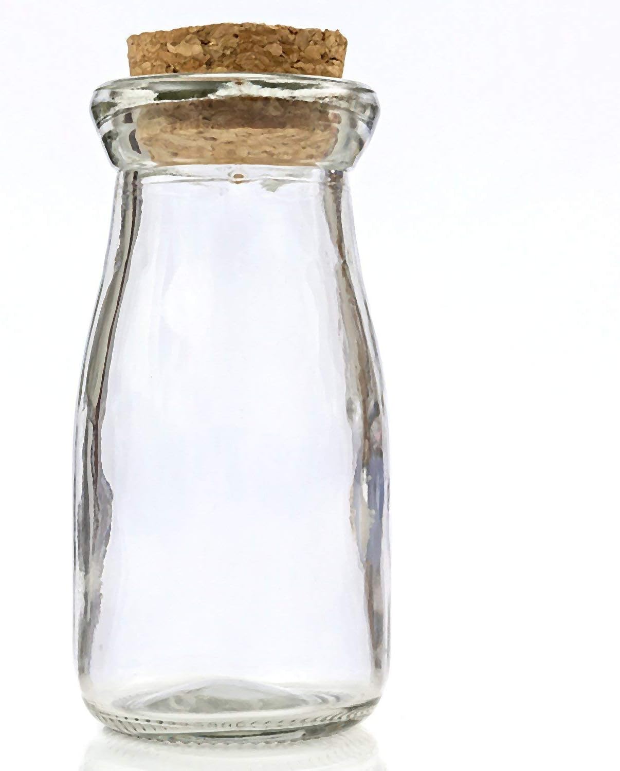 Download Decorations Decor 100 Personalized Custom Photo Vintage Glass Milk Bottle With Round Cork Top Set Of 100 Jars Bottles