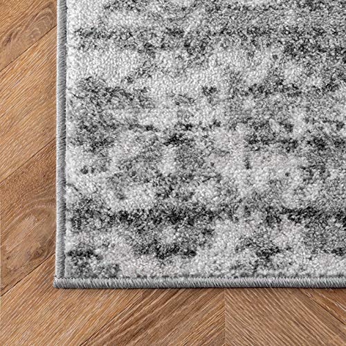 nuLOOM Misty Shades Deedra Area Rug, 5 ft x 8 ft Oval, Grey Pricepulse