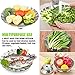 Vegetable Steamer Basket Stainless Steel Steamer Insert for Steaming Veggie Food Seafood Cooking, Metal Handle and Foldable Legs, Collapsible to Fit Various Pot Pressure Cooker, 5.3