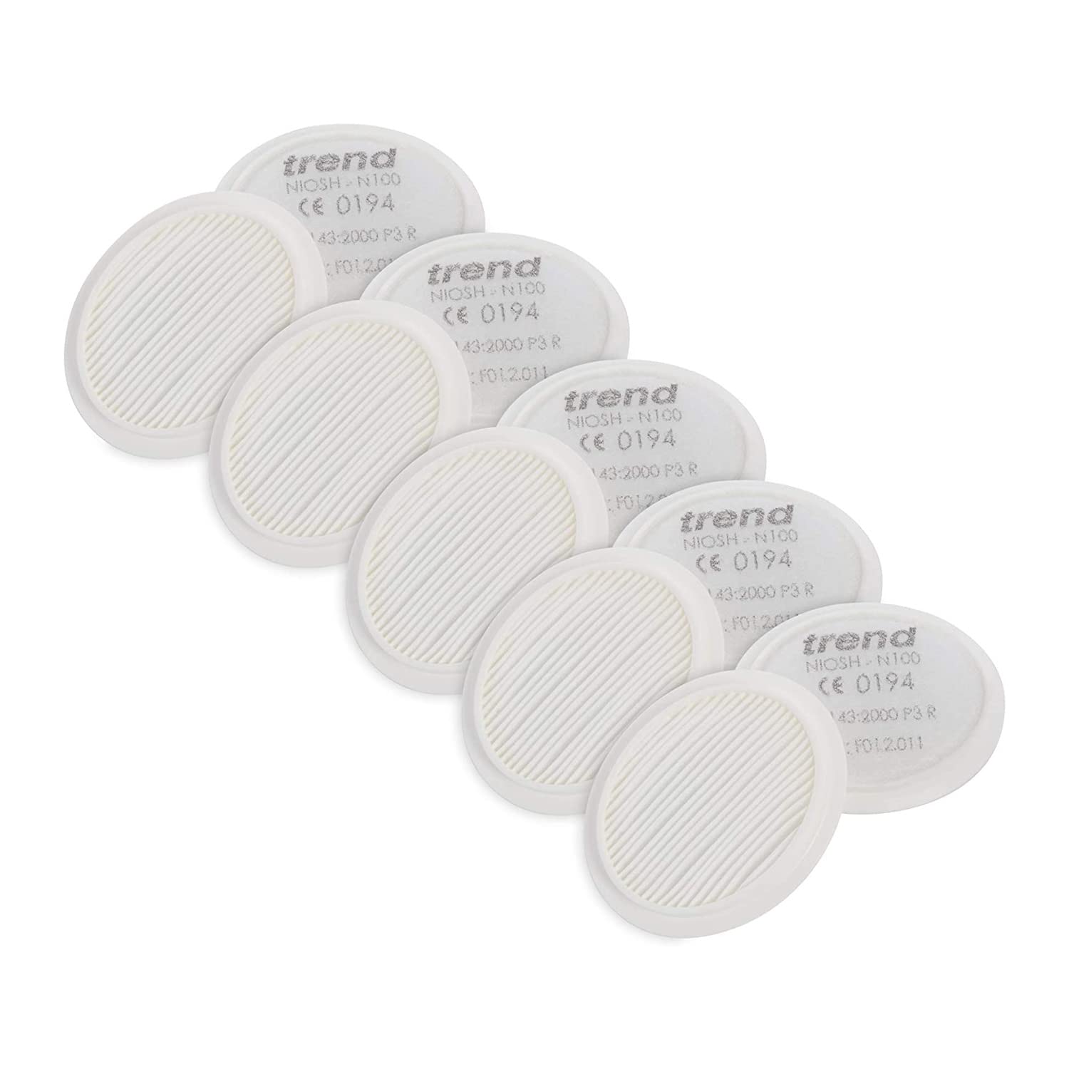 Trend Replacement P3 Filters (5 Pairs) for The Trend Air Stealth Half Mask, HEPAC Filtration, STEALTH/1/5