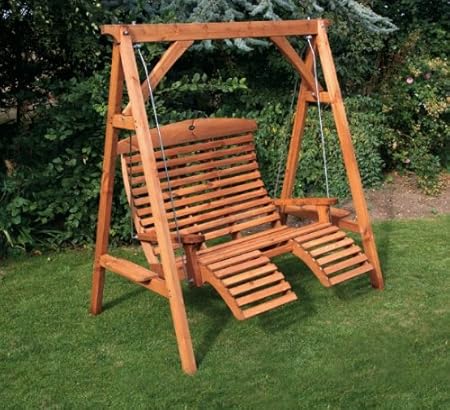 Bois Confort De Luxe Balancelle De Jardin Amazon Fr Jardin