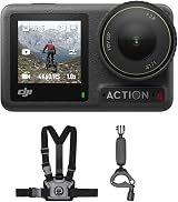 DJI Osmo Action 4 Motorcycle Mountain Bike 4K/120fps 155° FOV Chest Strap view 1
