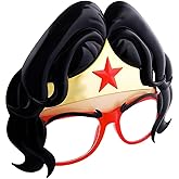 Sun-Staches DC Comics Wonder Woman Child Sunglasses, Arkaid Shades, UV 400, One Size Fits Most