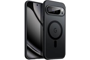 JETech Magnetic Case for Google Pixel 10/10 Pro 2025, Compatible with MagSafe and Pixelsnap Charger, Translucent Matte Back S