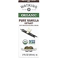 Watkins Organic Pure Vanilla Extract, with Madagascar Vanilla Beans, Non-GMO, Kosher, 2 oz. Bottle, 1-Pack