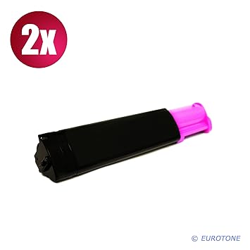 2X Eurotone Toner mit 50% mehr Leistung für Epson Aculaser C1100 C11X N NF NFC ersetzen Epson rote