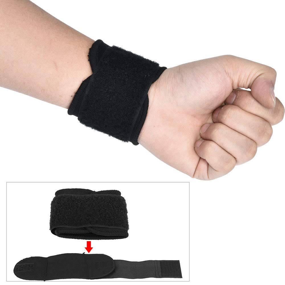 Wristband Elastic Pressurized Adjustable Wrist Wraps for Basketball Badminton Sports Weight Lifting for Basketball Badminton Sports