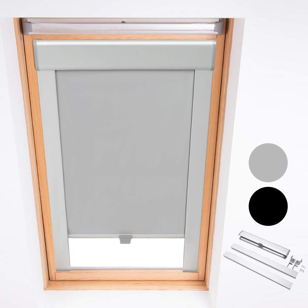 Tenda Oscurante A Rullo Bloc Skylight Per Lucernari Velux - Navy, Facile Montaggio, Controllo Luce Totale