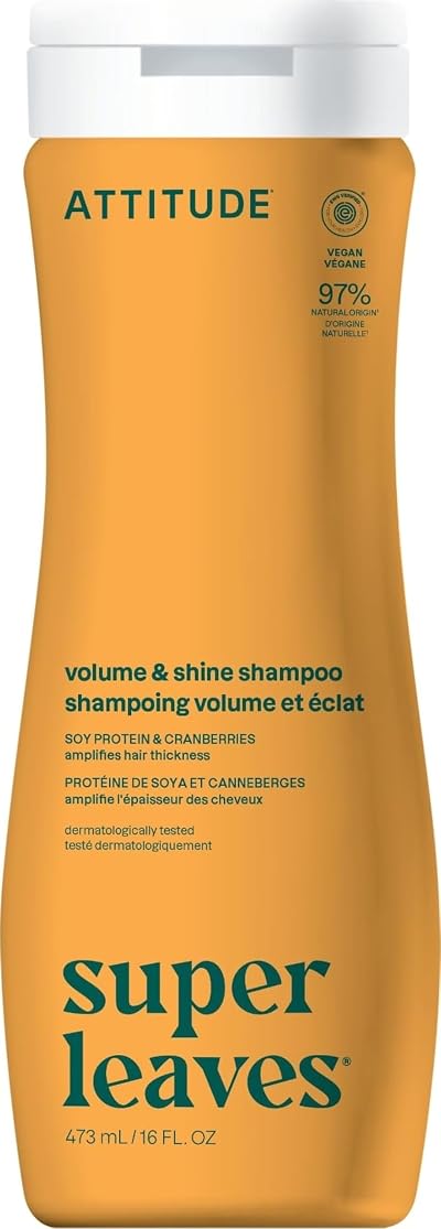 ATTITUDE Volume and Shine Shampoo 473 mL - EWG Verified, Natural, Vegan