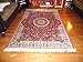 Stunning Silk Persian Area Rugs Red Door Mats Indoor Foyer Rug Small Rugs for Bedroom Entrance Rug Reds (2'x4' Kitchen/door Mat)