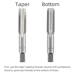 Aceteel M5 X 0.8 Metric Hand Tap, Right Hand M5 X
