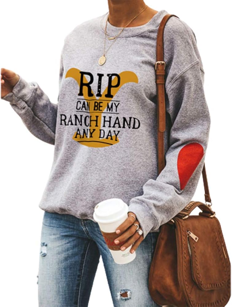 Firestrive Women's Yellowstone Print Hoodie,Yellowstone Long Sleeve