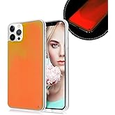 Losin Fluorescent Case Compatible with iPhone 16 Pro Max Quicksand Case Liquid Glow Sand Phone Case Luxury Glow in The Darkness Noctiluncent Liquid Luminous Sand Fashion Luxury Cover for Women and Men