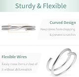 Uniclife 100 Pack 15mm Mini Split Jump Rings with Double Loops for Jewelry view 5