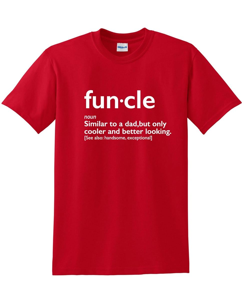 Funcle Uncle Gift Idea Novelty Graphic Humor Sarcastic Cool Very Funny T Shirt-ANZ