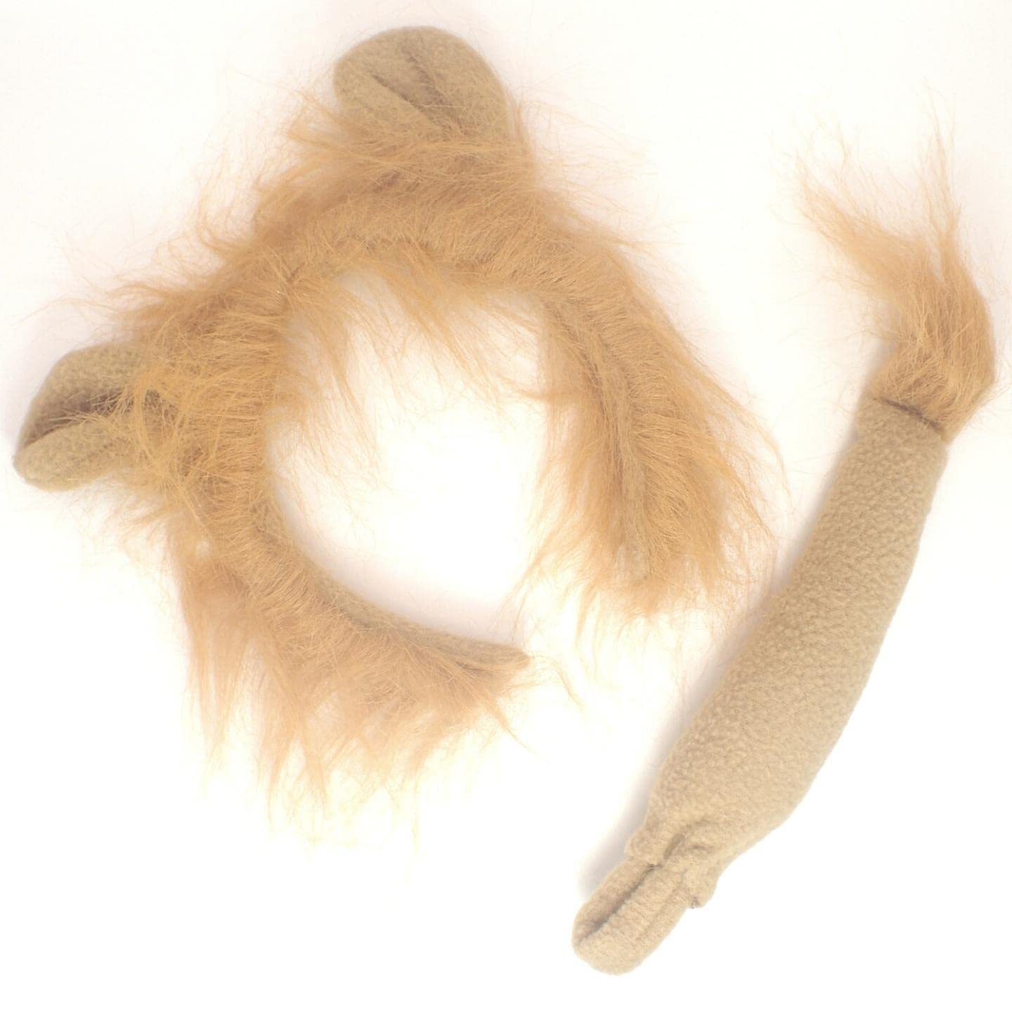 Topkids Accessories Lion Ears and Tail Set - Fun Lion Costume Fancy Dress for Adults, Women, Toddlers and Kids (Lion w/Tail) — image 1