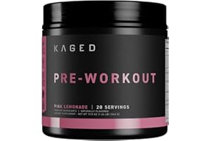 Kaged Original Pre Workout Powder | Pink Lemonade | Pre-Kaged | Formulated with Creatine, Beta Alanine, Pure Caffeine | 20 Servings
