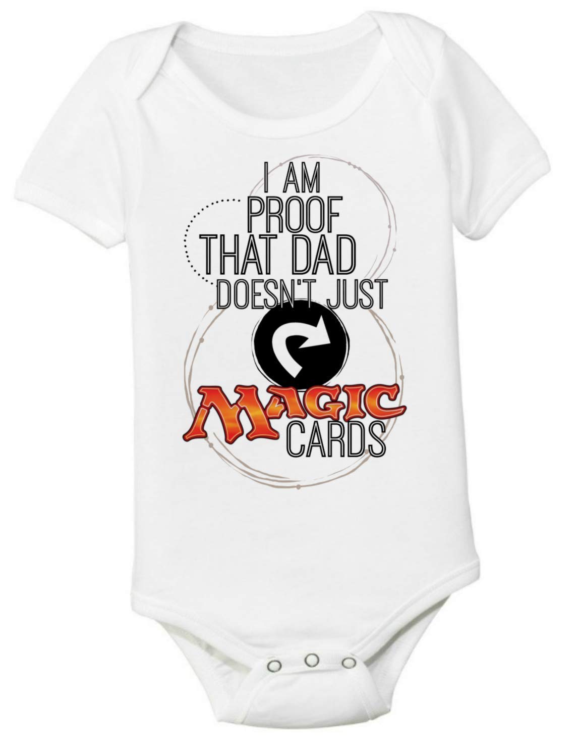 Father's day gift ideas Amazon.com: Magic the Gathering Baby Onesie MTG Funny Newborn Infant