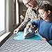 Xhbear Portable Ironing Mat Blanket (Iron Anywhere) Ironing Board Replacement, Iron Board Alternative Cover,Quilted Washer Dryer Heat Resistant Pad, Ironing Board Covers