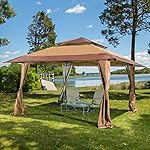 13 x 13 Pop-Up Canopy Gazebo. Great for Providing Extra Shade for your Yard, Patio, or Outdoor Event.