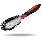 Maxshine Universal 360&deg; Car Engine Cleaning Brush &ndash;12&rdquo; Long Soft Bristle Detail Brush with Non-Slip Grip Handle &ndash;Safe Deep Cleaning Tool for Engines, Wheels, Rims, Auto Detailing &amp; Hard-to-Reach Areas