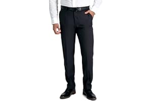 Haggar Men's Premium Comfort Dress Pant-Straight Fit Flat Front (Regular and Big & Tall Sizes)