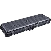Lykus HC-11010 Hard Case with Wheels and Foam, Inner Size 40.94*12.4*4.25in | IP67 Waterproof, Pluckable Foam, Suitable for Cameras, Lenses, Electronic Equipment and More