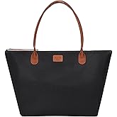 GAYI URBAN Nylon Tote Bag for Women, Large Foldable Weekend Hobo Purses for Women, Shoulder Tote Handbags with Zipper | Nylon, Large, Foldable, Weekend, Tote, with Zipper