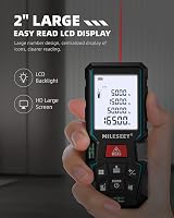 MiLESEEY D5T Laser Distance Meter 50M with 2 Spirit Bubbles, ±2mm view 5